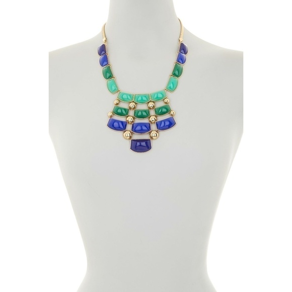 💕TRINA TURK💕 Stone & Sphere Statement Necklace - Picture 3 of 8